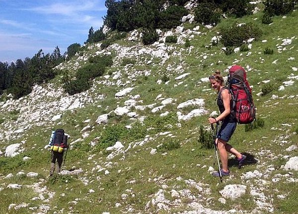 Hiking the Via Dinarica De Via Dinarica gaat zeker niet altijd over gebaande paden