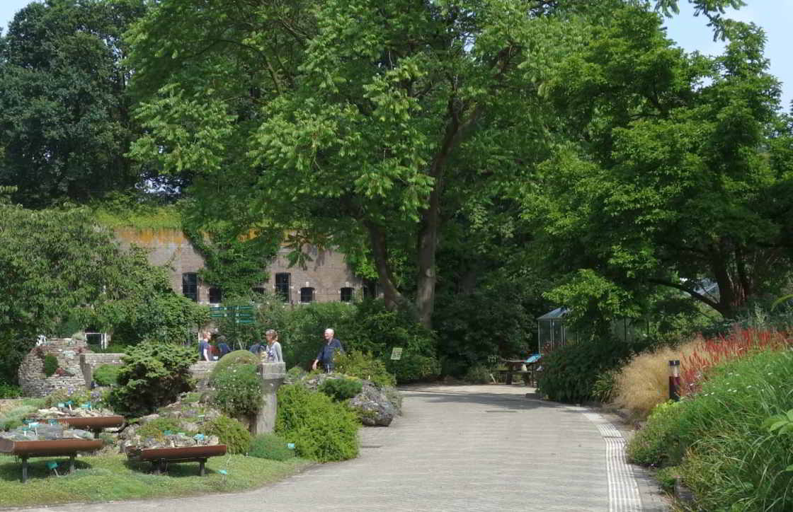 Botanische Tuinen in Fort Hoofddijk Bezoekers van de Botanische Tuinen