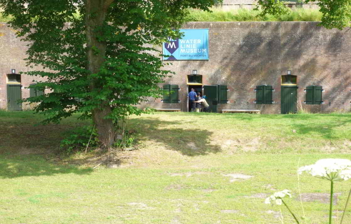 Het Waterliniemuseum, een bezoekje waard Entree van het Waterliniemuseum