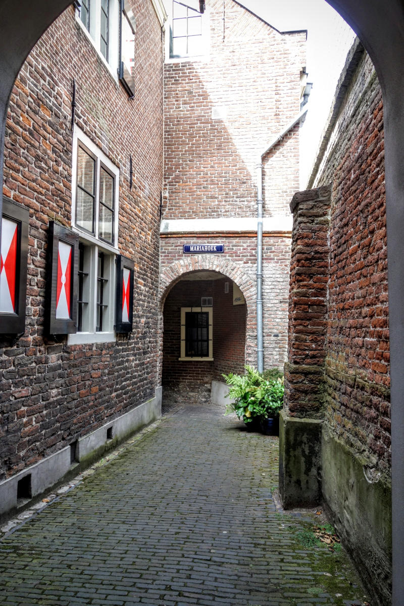 De historische Mariahoek Mariahoek, hofje in hartje Utrecht